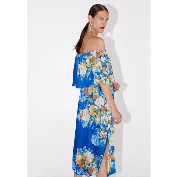 Zara Off shoulder midi dress - Picture 3 of 9